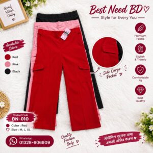 Premium Wide-Leg Cargo Pant